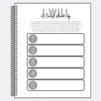Challenge Accepted 90-Day Fitness Planner & Journal – Workout and Meal Tracker