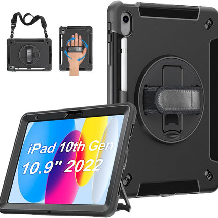 Rugged Shockproof Outdoor Case for iPad A16 (2025) / iPad 10th Gen (2022) 10.9"