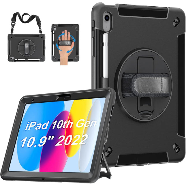 Rugged Shockproof Outdoor Case for iPad A16 (2025) / iPad 10th Gen (2022) 10.9"