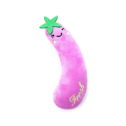 5Pcs Catnip Cat Toys Soft Plush Teeth Grinding Interactive Sound Play Toys