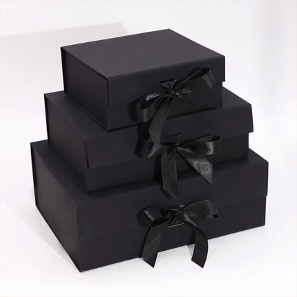 Wiederverwendbare Geschenkverpackung, Maße 22x17x8,5 cm | Stabile Kartonverpackung für Geschenke, einfach zu montieren und mehrfach nutzbar