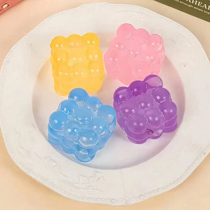 Cube Slow Rebound Squishy Squeeze Toy, Portable Stress Relief Fidget Toy