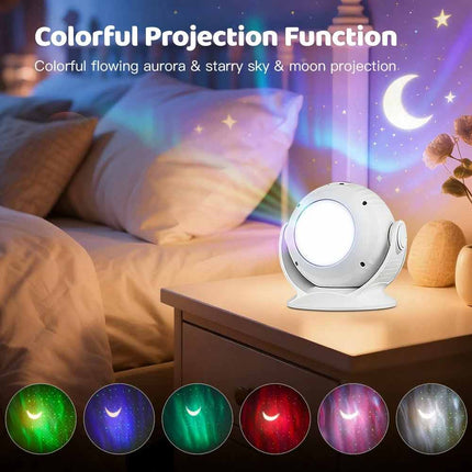 360° Rotating Planetarium Galaxy Starry Sky Projector LED Night Light Lamp