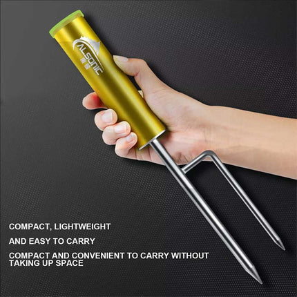 Metal Fishing Rod Holder Utility Pole Ground Stand Support for Lake Beach River