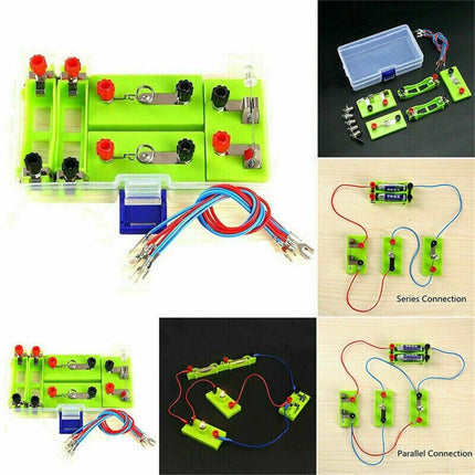 New DIY Science Toys School Electric Circuit Kit Montessori Learning Experiment