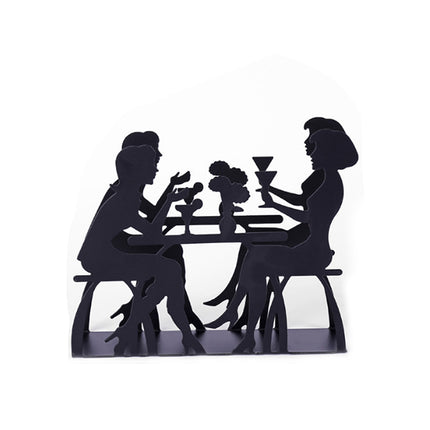 Metal Human Iron Napkin Holder Dispenser Kitchen Dining Room Table Decor