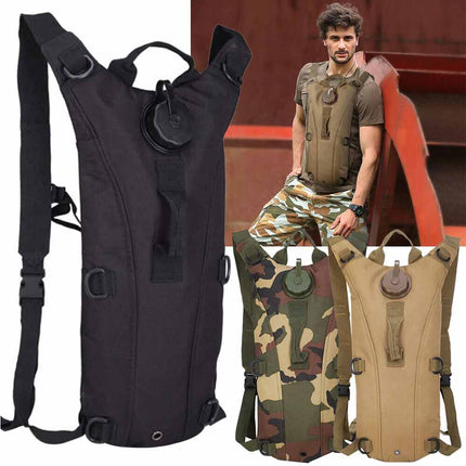 3L Camelbak Camping Backpack Bladder Tactical Hydration Hiking Bag Pack Water