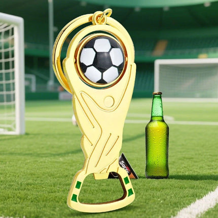 2PCS Mini 2026 FIFA World Cup Keychain Football Pendant Bottle Opener for Football Fans