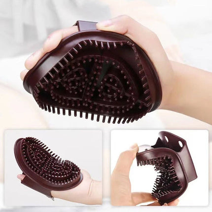 2 Pcs Meridian Pressure Massage Brush - For Back, Legs & Arms Body Massage