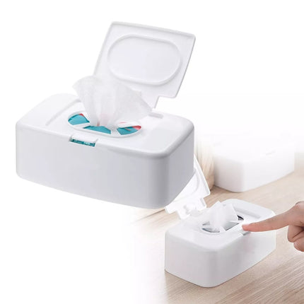 Wet Tissue Box Wipe Dispenser Wipes Napkin Storage Box Holder Portable Home NEW