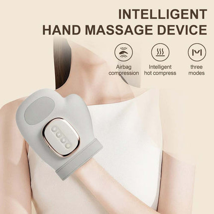 Cordless Hand Massager with Heat and Compression, for Arthritis and Carpal Tunnel Relief, Ideal for Hand Fatigue and Joint Discomfort