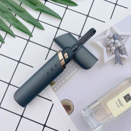 Electric Heated Eyelash Curler Battery Power Long Lasting Beauty Makeup Tool