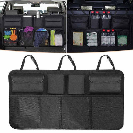 Car Back Seat Organizer Hanging Bag Travel Storage Holder For Tablet Tidy Pocket