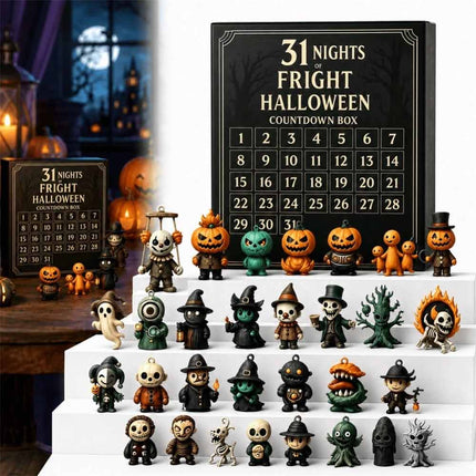 Halloween Countdown Advent Calendar, 31 Days Fright Themed Surprise Gift Box