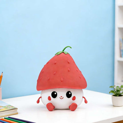 7 Colors Strawberry Night Light - Wireless 11cm Bedroom Lamp for Home Decor & Gifting