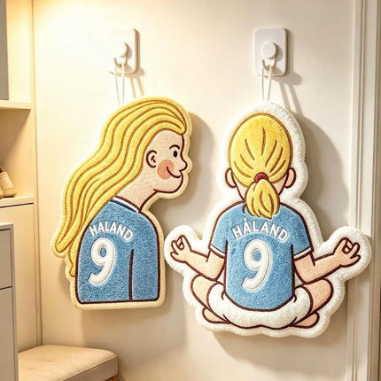 2Pcs Cute Cartoon Kitchen Hand Towels Absorbent Quick Dry Coral Fleece Cloth
