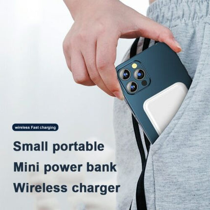 5000mAh For iPhone 14 13 Pro Portable Magnetic Power Bank Wireless Charging