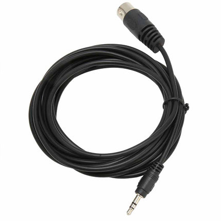 7 Pin DIN MIDI Male to 3.5mm Stereo Male Audio Cable, Plug & Play HiFi Replacement Cord 1.5M