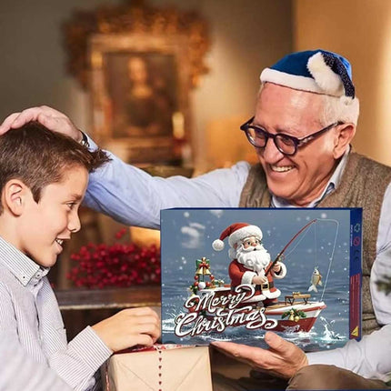 2024 Christmas Fishing Tackle Advent Calendar,24Days Surprise Countdown Calendar