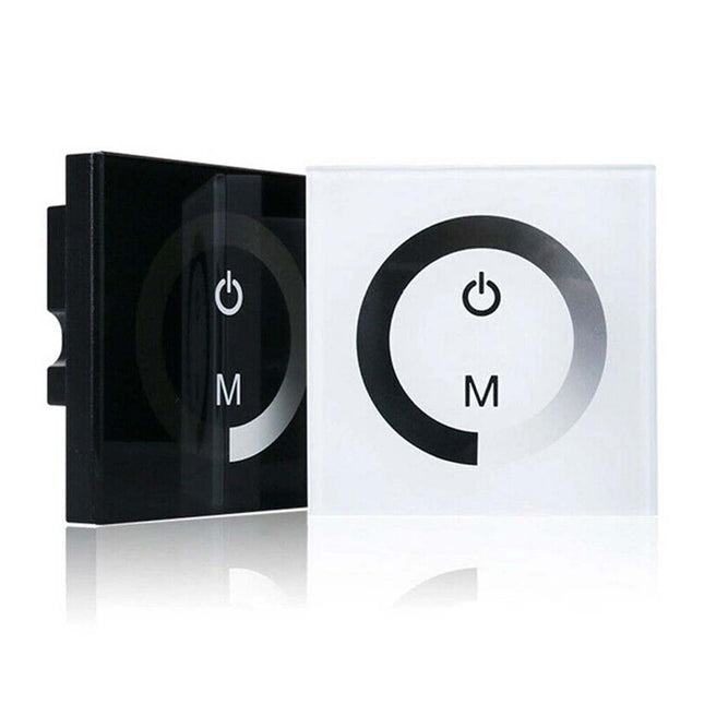 12V-24V Touch Panel LED Light Lamp Dimmer Smart Controller Wall Mounted Switch