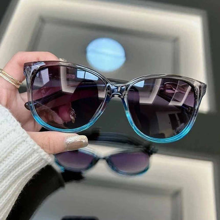 Women’s Retro Cat Eye Sunglasses, UV400 Protection Gradient Lens Fashion Shades for Driving Outdoor