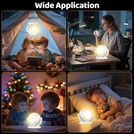 360° Rotating Planetarium Galaxy Starry Sky Projector LED Night Light Lamp