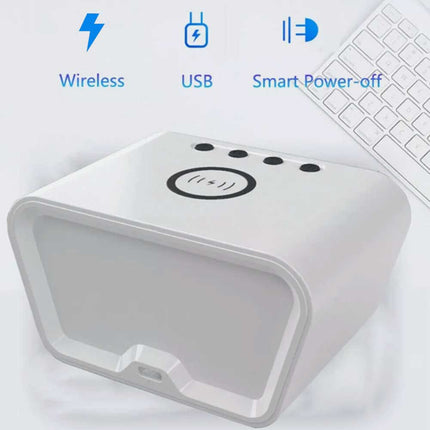 Clock display wireless charging 15W date temperature alarm clock integrated wireless