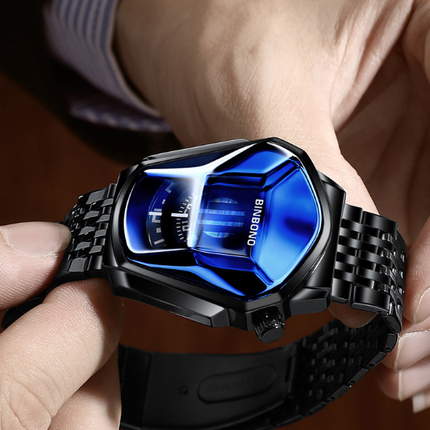 Men's Trendy Fashion Watch Funky Designer Wristwatch Includes Strap Adjuster