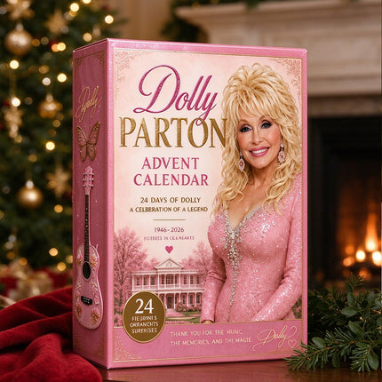 2026 Celebrity‑Style 2D Advent Calendar, 24‑Piece Collectible Acrylic Blind Box, Memorial Fan Gift
