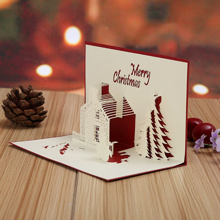 Heartwarming 3D Pop-Up Christmas Card