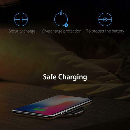 10W Qi Wireless Charger Fast Charging Pad For smartphone Samsung Mobile Phone