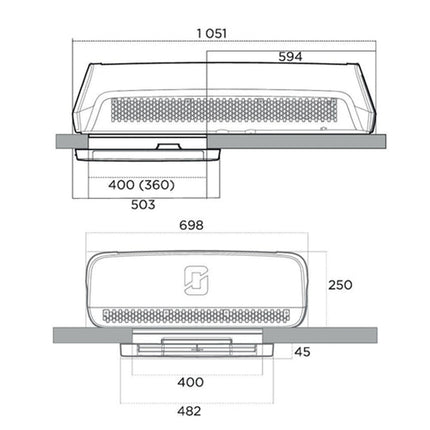 Eberspächer Breezonic 3.5kW Reverse Cycle RV Air Conditioner with Inverter