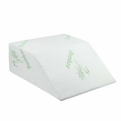 Wedge elevation pillow cooling gel memory foam leg support