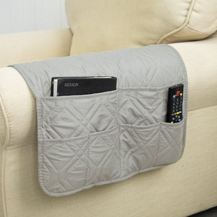 6-Pockets Sofa Arm Rest TV Remote Control Tidy Organizer Holder Chair Couch Bag