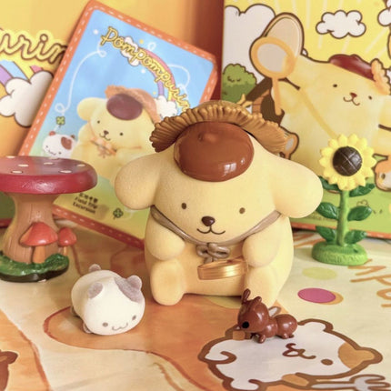 1x Sanrio Pompompurin Childhood Four Seasons Blind box,Figure, great gift, rare