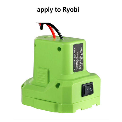 For Ryobi One+ 18V Ithium-ion Batteries DIY Battery Output Adapter Converter