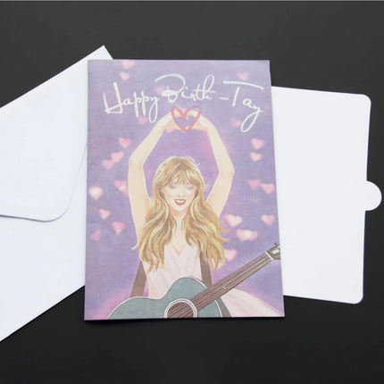 3D Taylor-Swift Birthday Card Pop-Up Popular 3D Greeting Card
