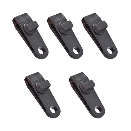 10/20 Pack Awning Tent Clamp Tarp Clips Set Canopy Snap Hangers Survival Camping