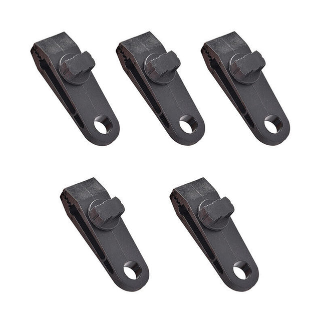 10/20 Pack Awning Tent Clamp Tarp Clips Set Canopy Snap Hangers Survival Camping