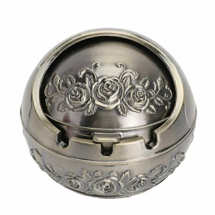 Cigarette smoking for ashtray holder with decorative lid ashtray 8CM