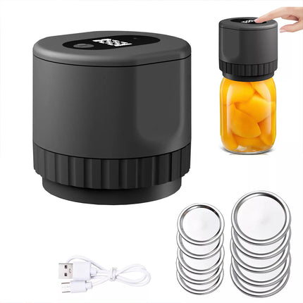 Electric Mason Jar Vacuum Sealer Kit Full Automatic Jar Sealer Mason Jar Lids