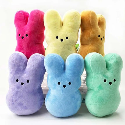 6PCS SET Peeps Rabbit Easter Dolls Give Girlfriend Cute Toys