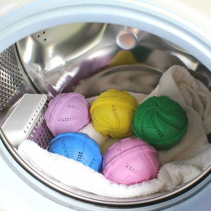 2X Laundry Ball Eco-Friendly Plastic Laundry Ball Anion Molecules Cleaning Ball