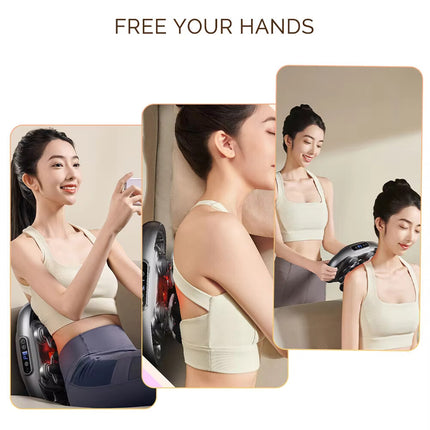 22-Head Fascia Gun High-Frequency Vibration Body Massage Gun Muscle Massager AU