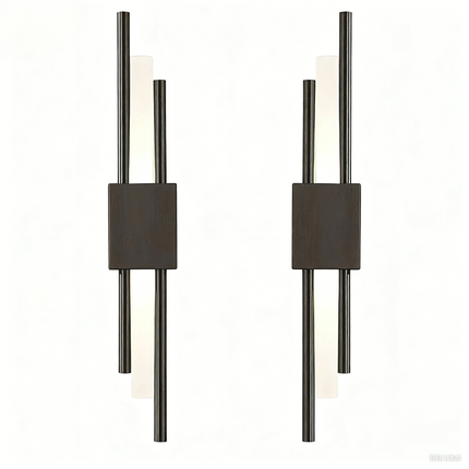 1 Pair Modern LED Wall Lamp Strip Light Living Room Bedroom Lighting Fixture Decors