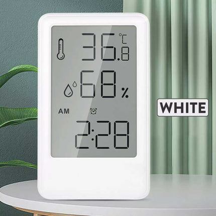 Digital Humidity Indoor Hygrometer Thermometer Temperature Meter Alarm Clock