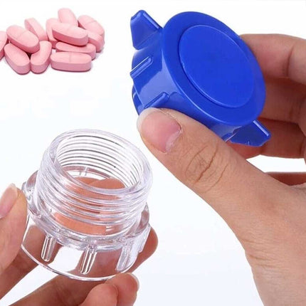 Pill Crusher & Splitter Kit - Crusher Pulverizer, Tablet Grinder, Medicine Splitter & Pill Box for Efficient Pill Preparation
