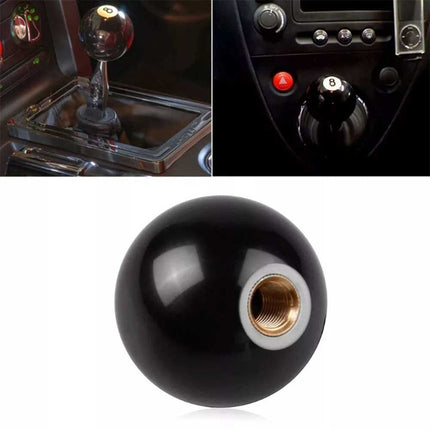 Car Manual 8 pool Ball Gear Knob Shift Stick Universal With Brass Inserts