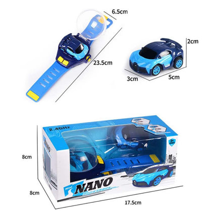 Car Model Toy Watch Remote Control Boys Mini Car Cartoon Car Analog Watch Gift