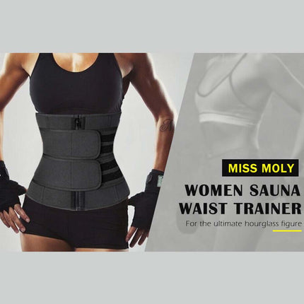 Waist Trainer Tummy Girdle Shapewear Slim Body Shaper Corset Sauna Sweat Belt